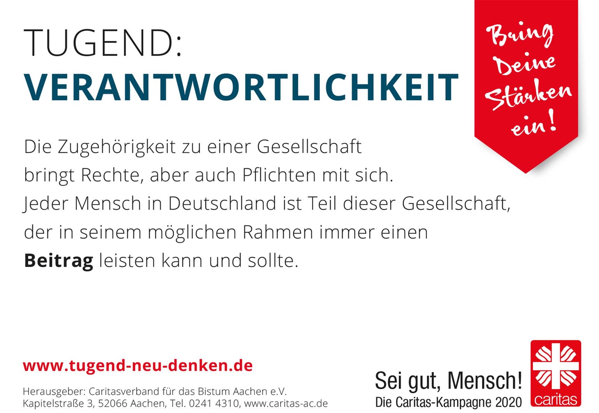 Tugend: Verantwortlichkeit