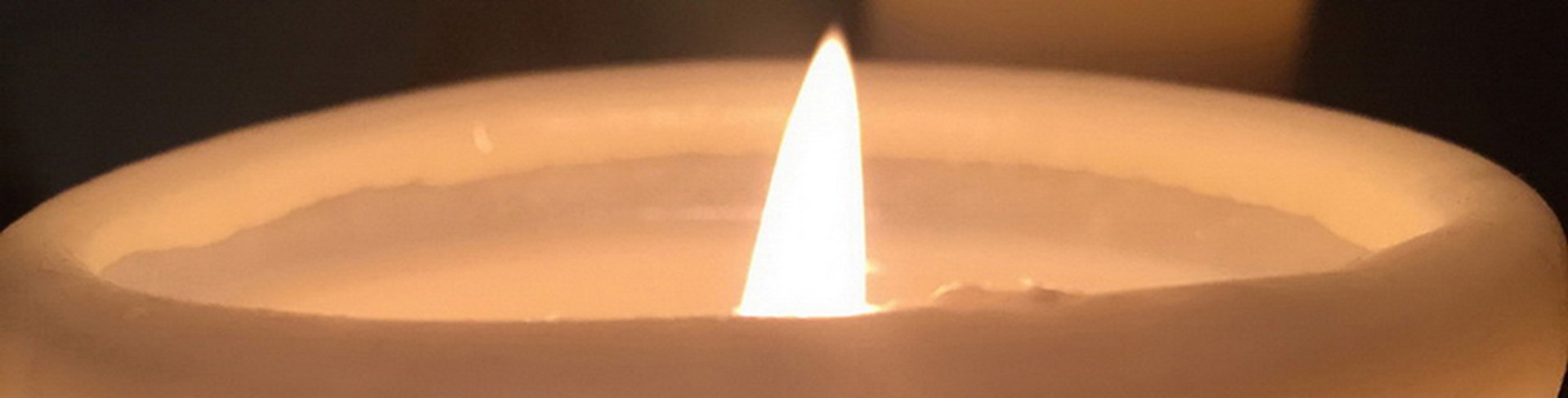 Brennende Kerze