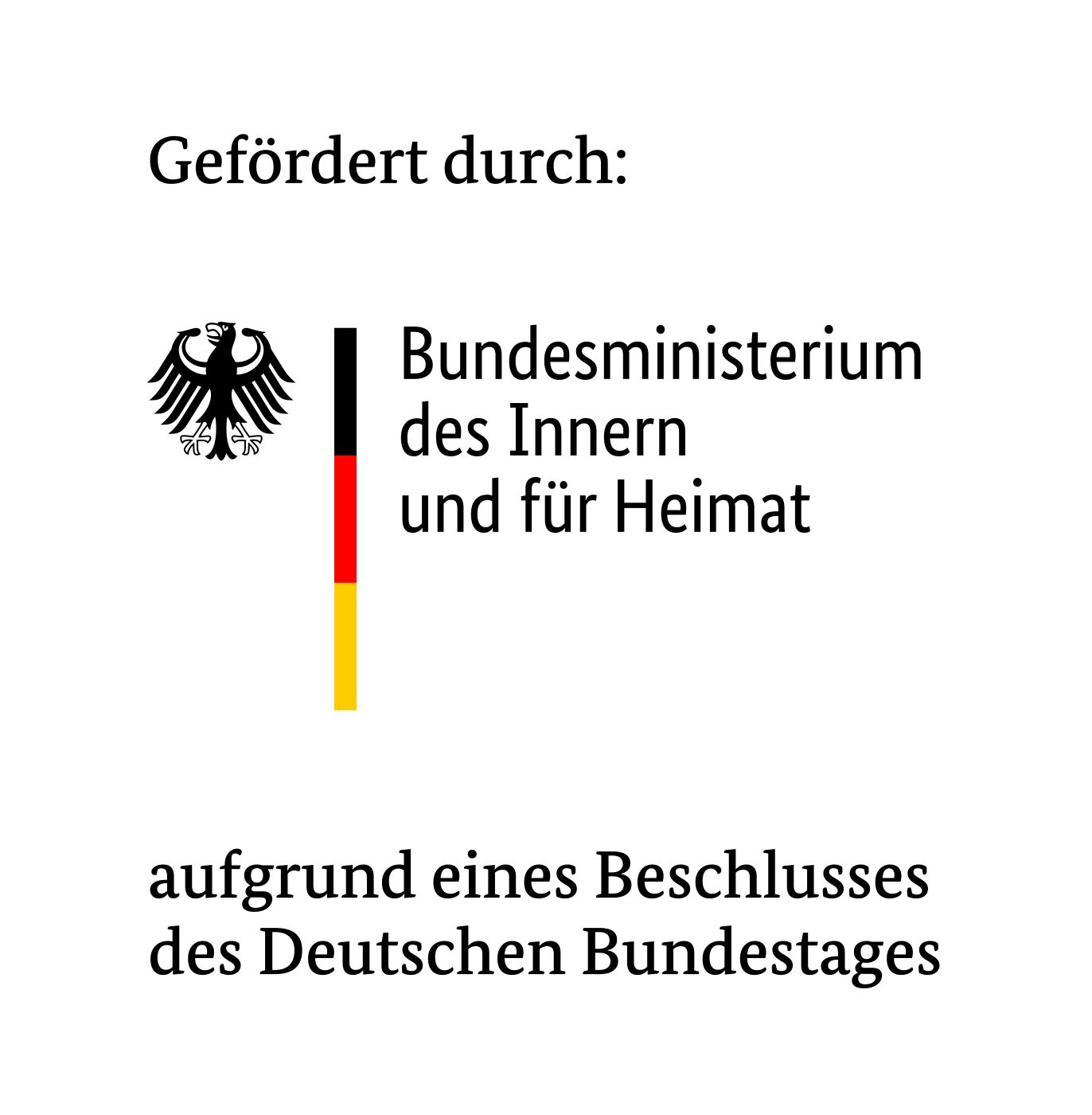 Förder-Logo des Bundesministerium des Innern