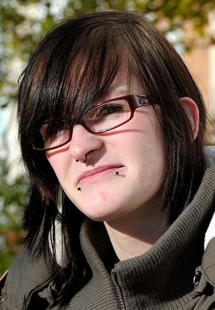 Porträt einer jungen Frau