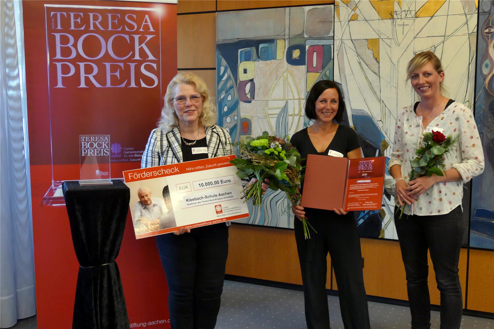 Aachener Kleebach-Schule erhält den Teresa-Bock-Preis 2020