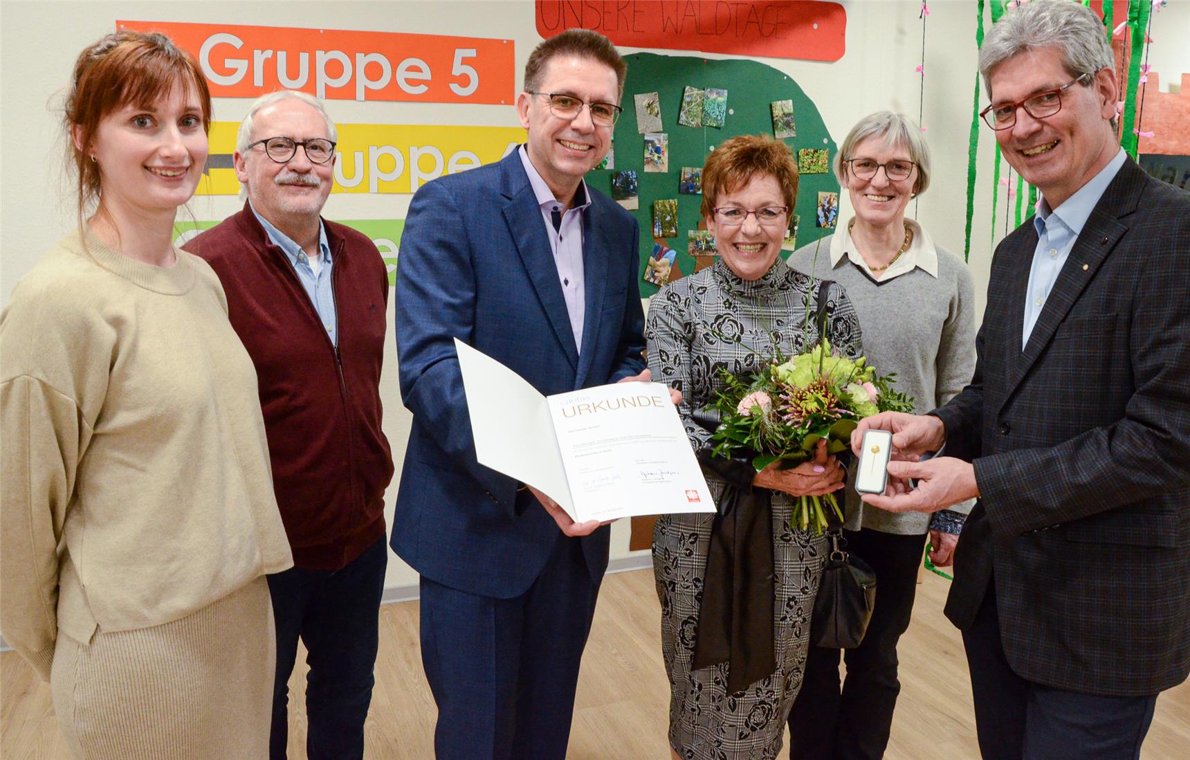 Ehrenzeichen für Ulrike Sauer