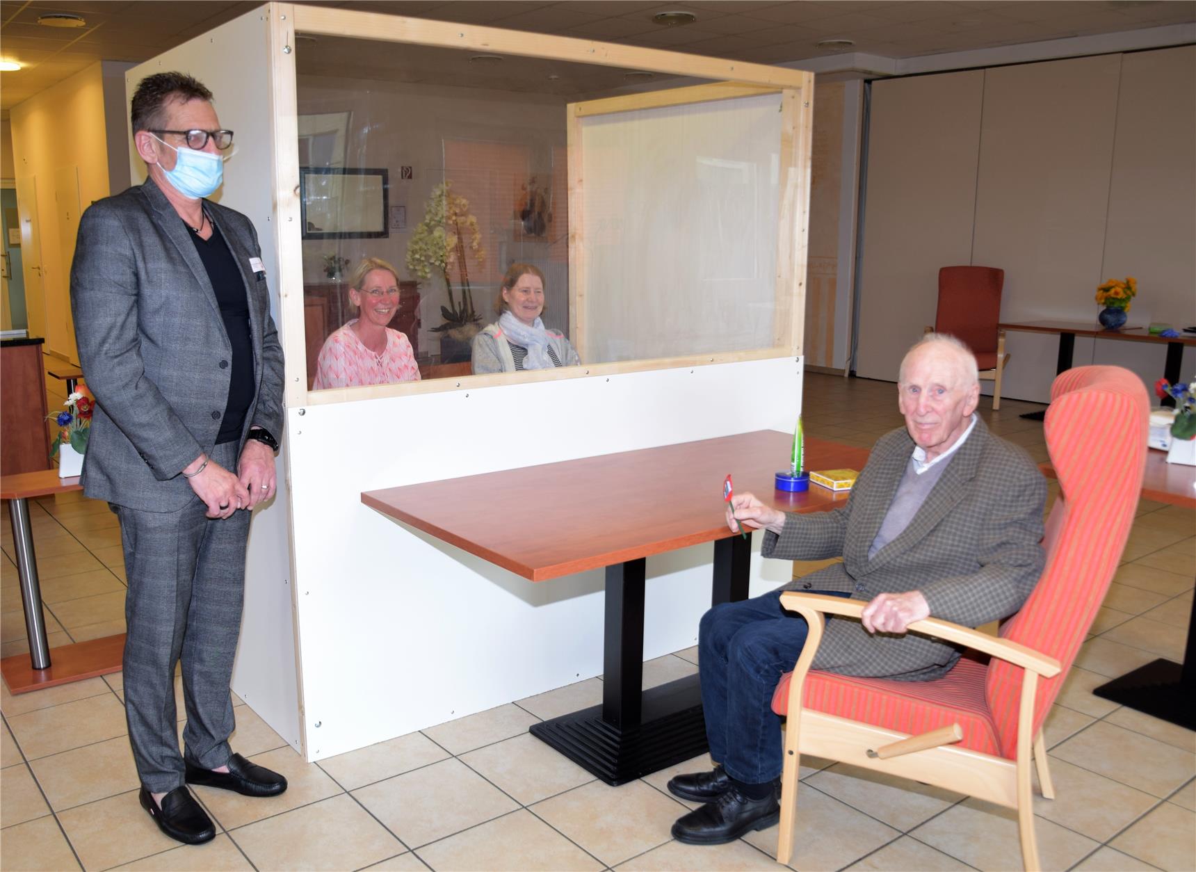 Franz Langkals sprach seinen Töchtern im Besuchsraum