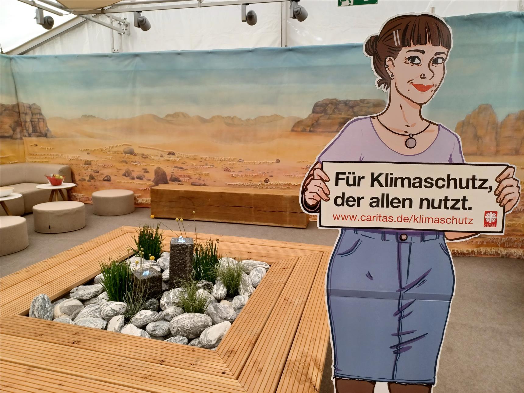 Jennys Tagebuch im Caritas Pilgerzelt