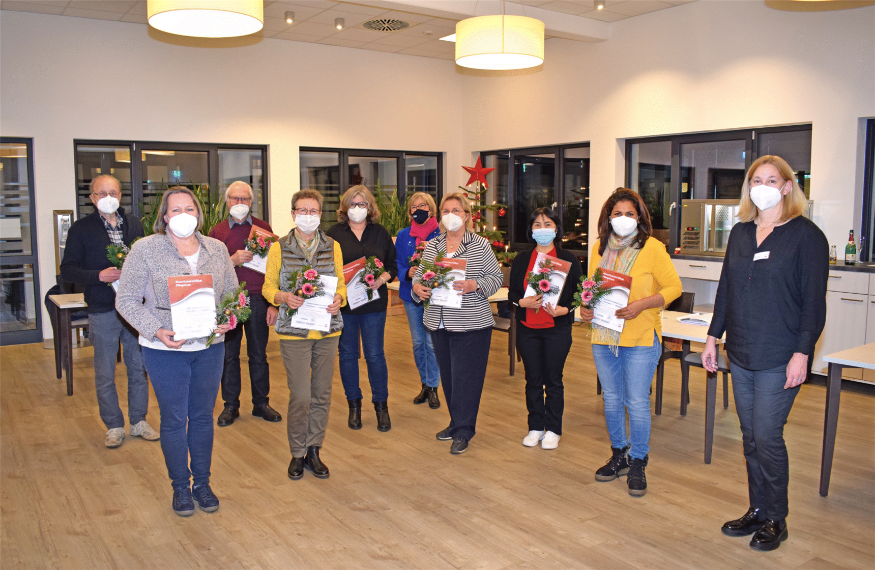 Kostenloser Kurs für pflegende Angehörige der Caritas abgeschlossen