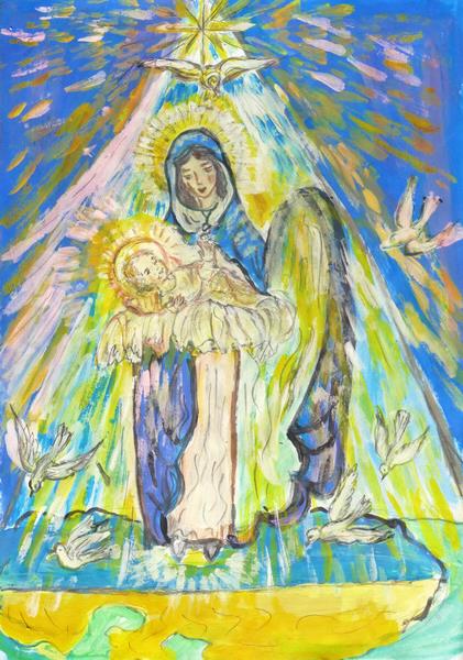 Mutter Gottes mit Kind