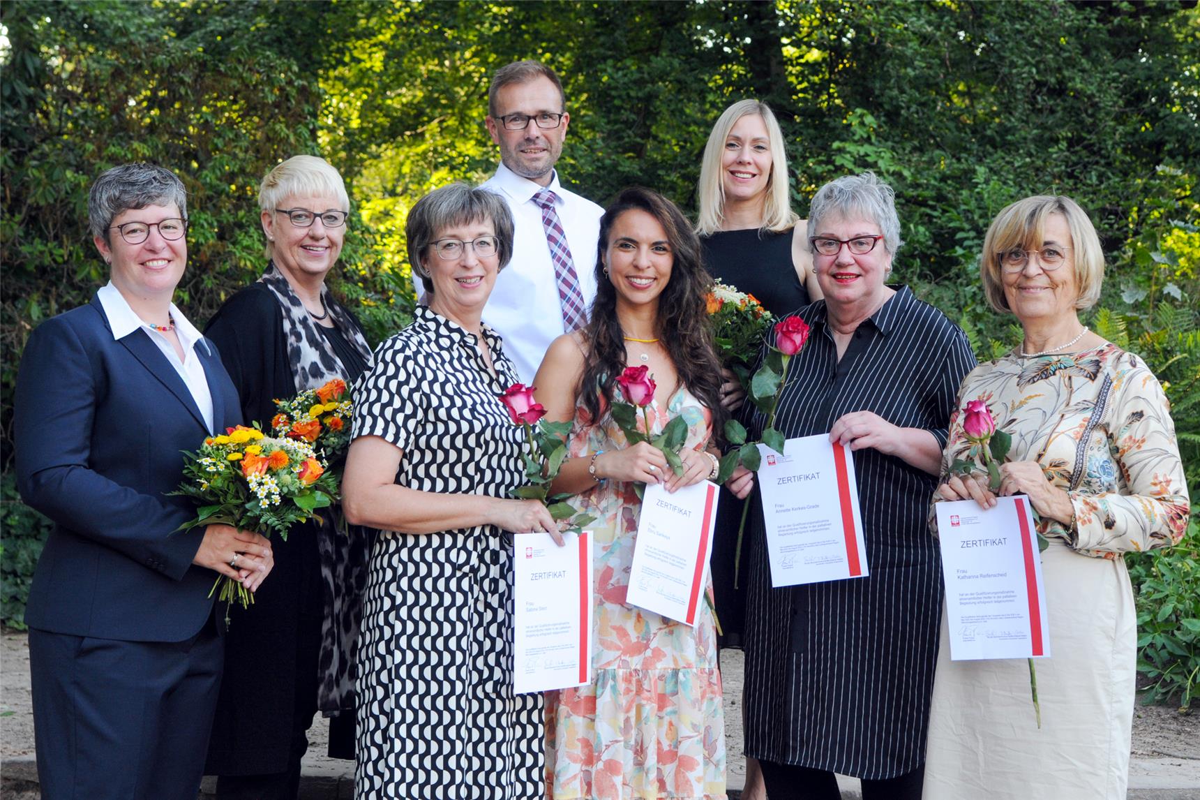 Neue Hospizbegleiterinnen der Caritas