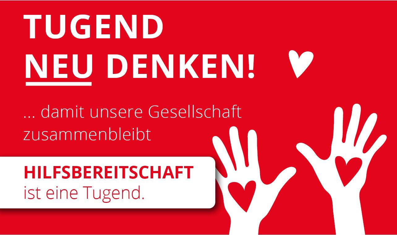 Tugend Hilfsbereitschaft - quer