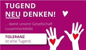 Tugend Toleranz - quer