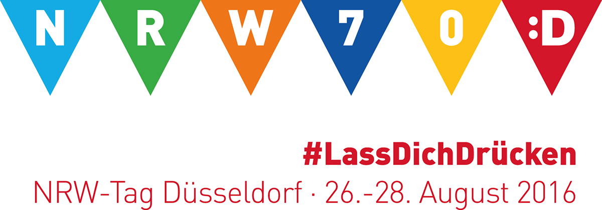 Banner zum NRW-Tag 2016 in Düsseldorf