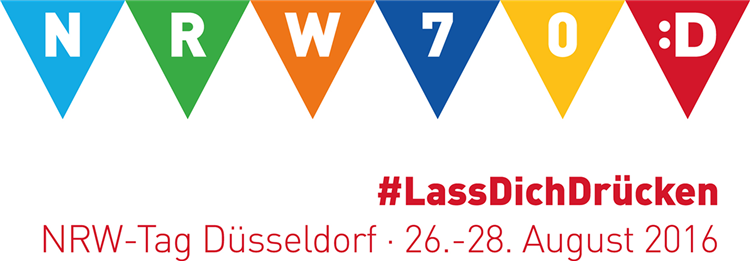 Banner zum NRW-Tag 2016 in Düsseldorf