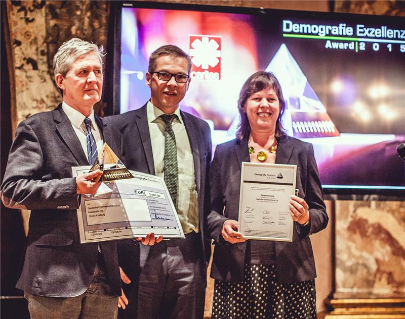 Übergabe des Demografie Exzellenz Awards