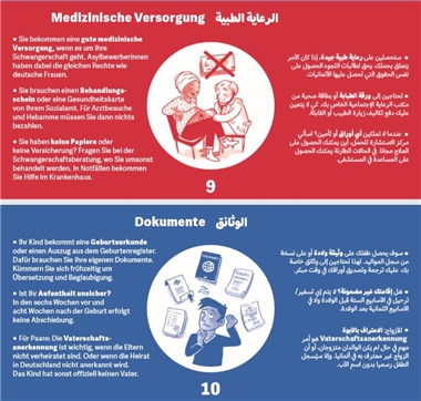 Schwanger in Deutschland - Broschüre Screenshot Teil 2