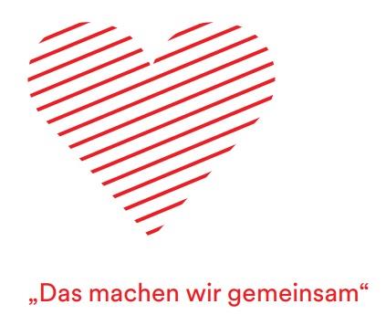 Eine Herz-Grafik und der Schriftzug 