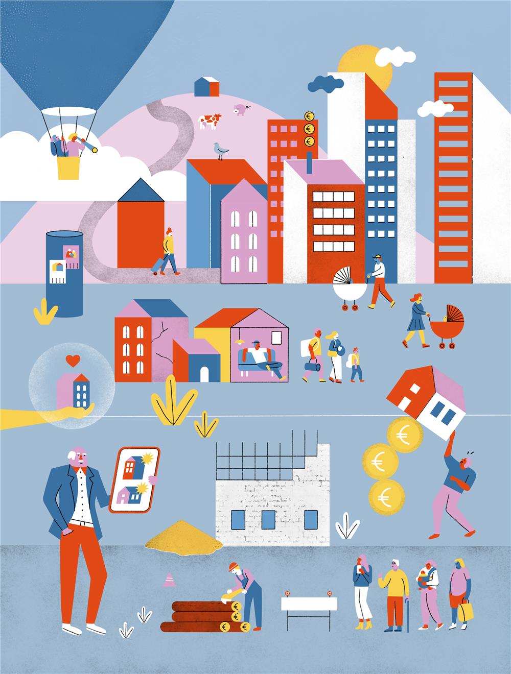 Illustration Wohnen Titel