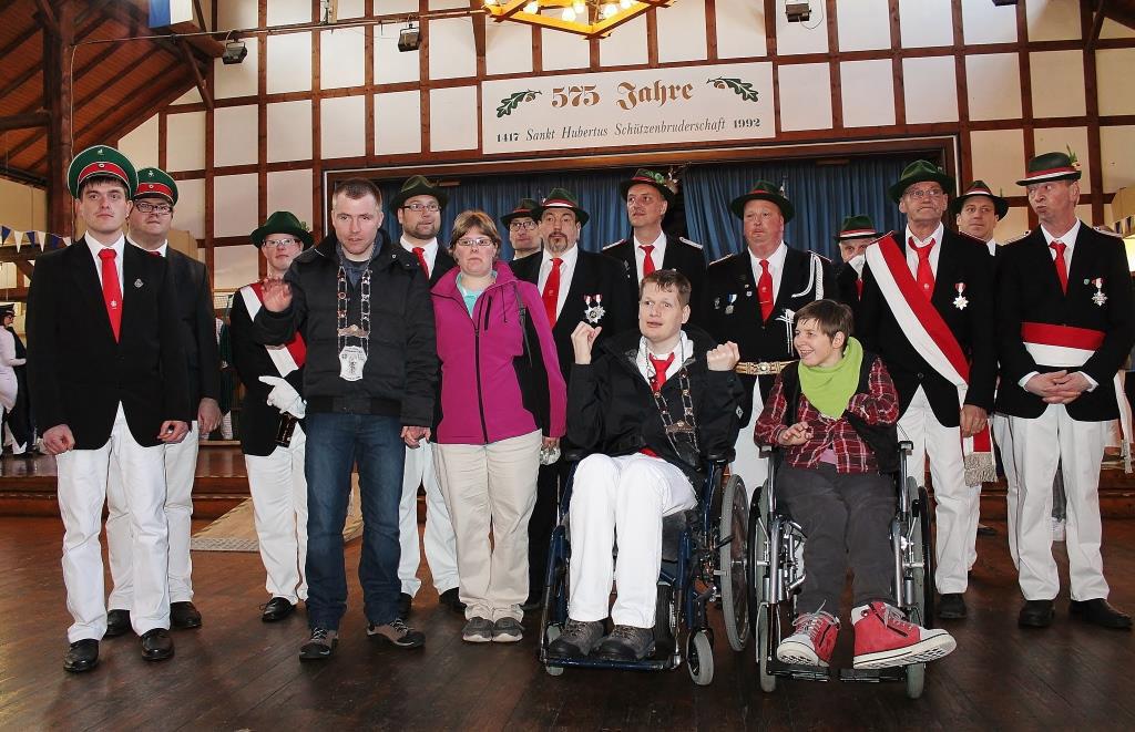 Beim Schützenfest der Caritas Brilon wird Inklusion gelebt. 