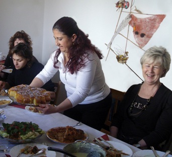 Frauen im Interkulturellen Frauentreff Senftenberg